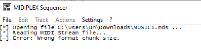 midiplex not loading an mds files due to wrong fmt size